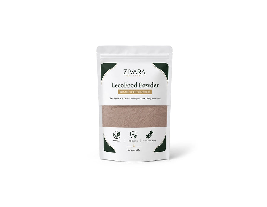 LecoFood Herbal Powder – Leukorrhea & White Discharge Support for Women in Pakistan