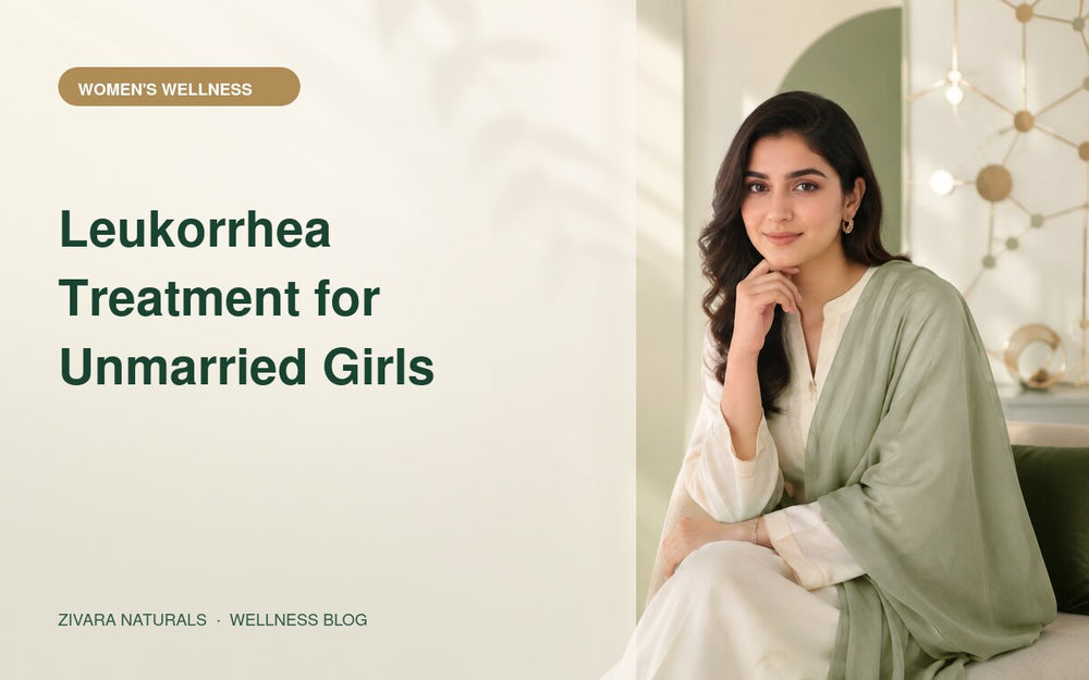 Private health guide about normal and abnormal white discharge in unmarried girls