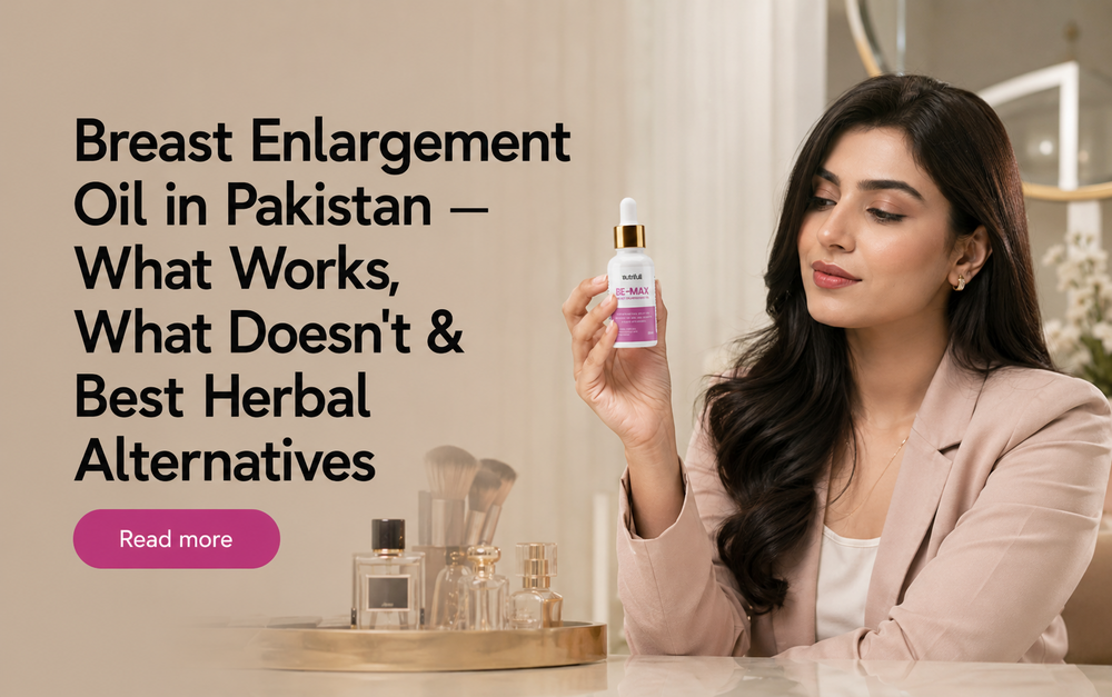 Herbal breast massage oil with a realistic-benefits and red-flag claims checklist