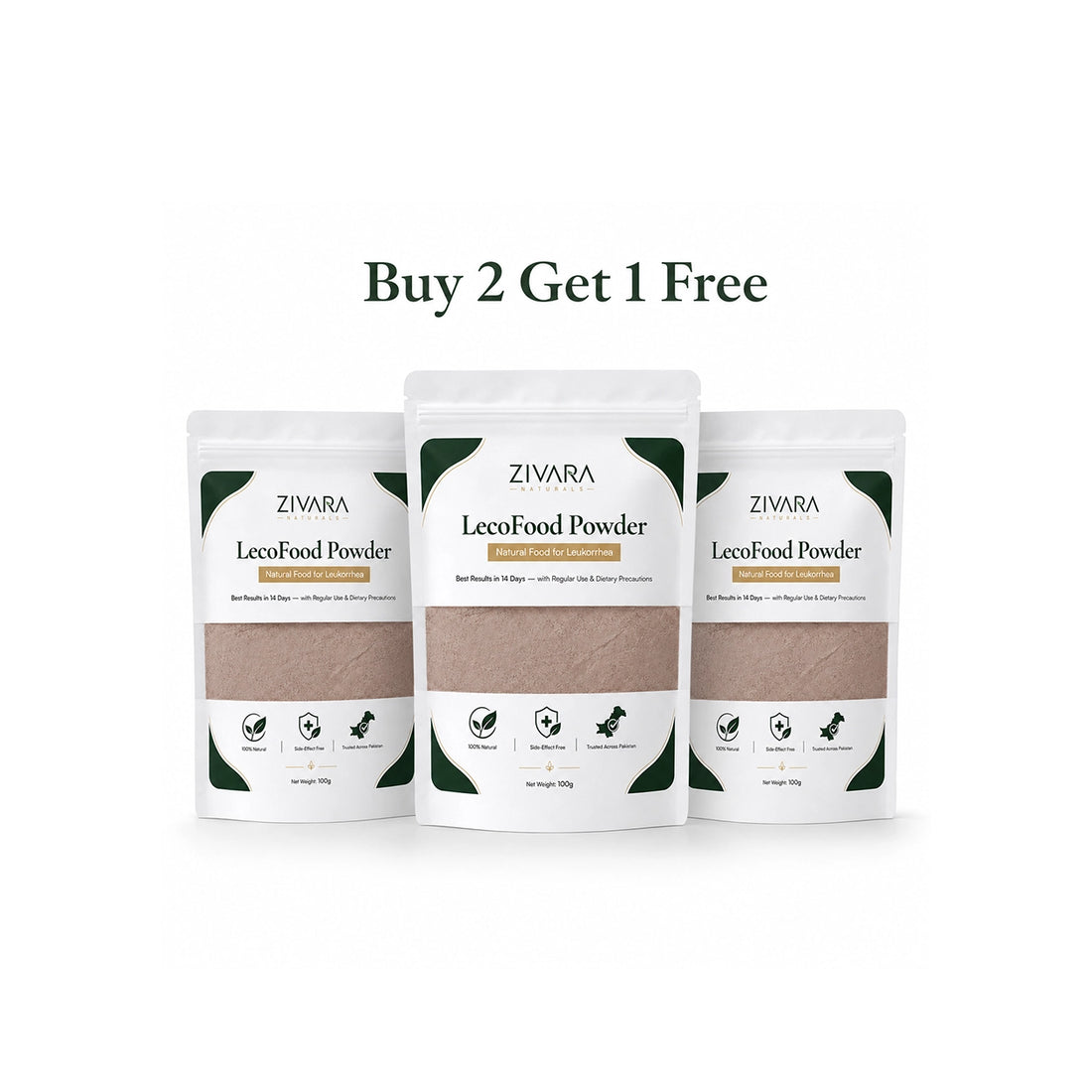 LecoFood herbal powder buy 2 get 1 free bundle — Zivara Naturals Pakistan