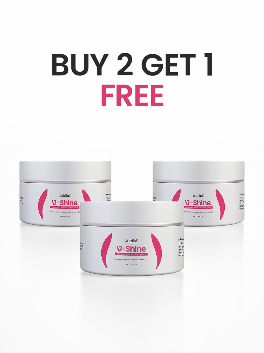 BUY 2 GET 1 FREE  |  V-SHINE Whitening Cream