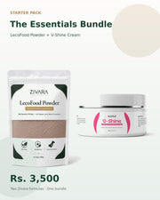 The Essentials Bundle with LecoFood Powder and V-Shine Cream