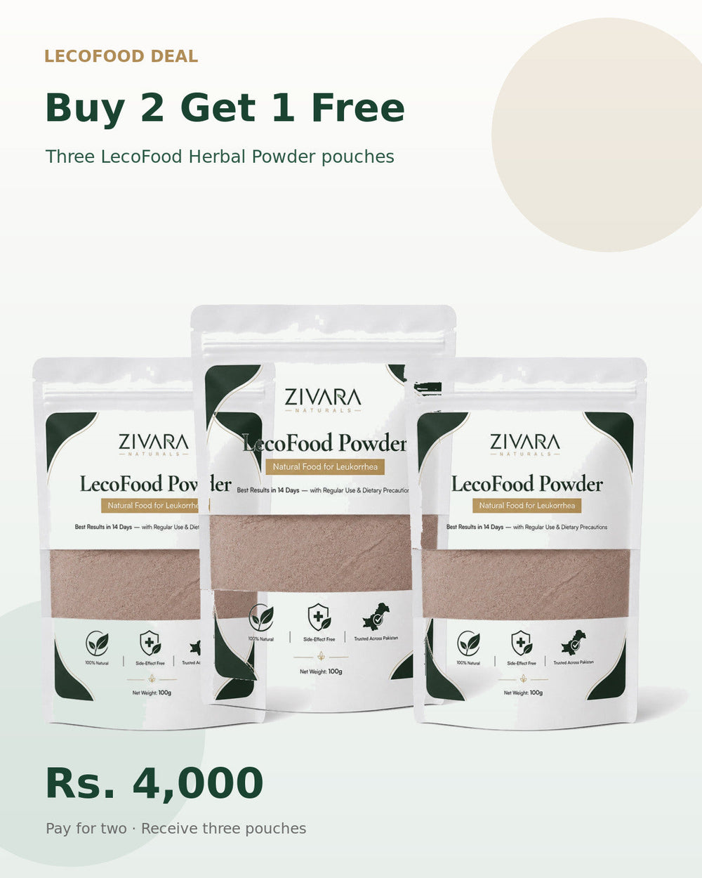LecoFood Buy 2 Get 1 Free — 3 Pouches